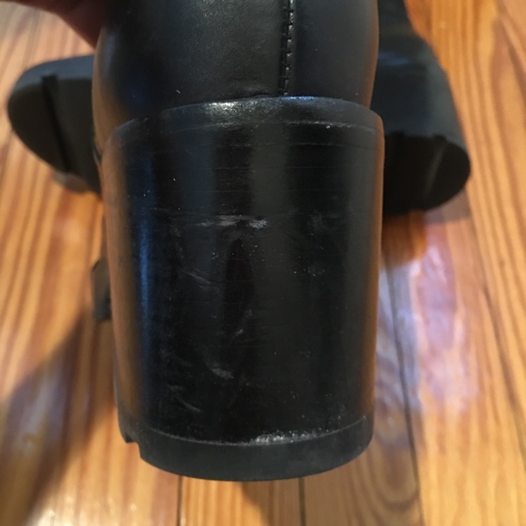 Host Pick: MARC FISHER Ltd. Wanya Combat Boots -10M - Picture 6 of 8